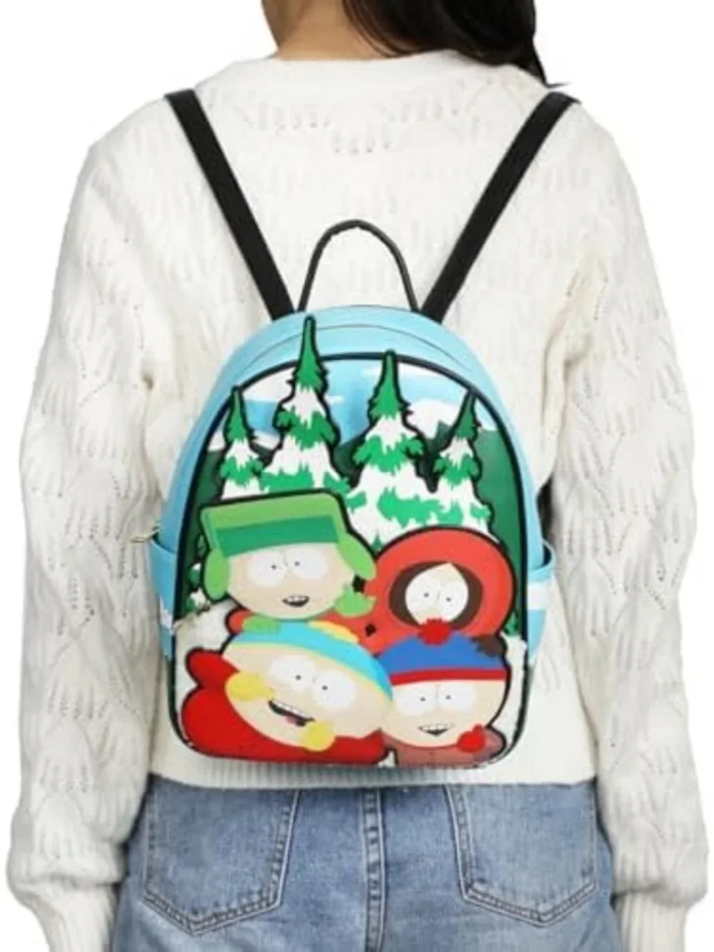 South Park Mini Backpack - Stan, Kenny, Cartman & Kyle 10.5” - Fun & Functional!